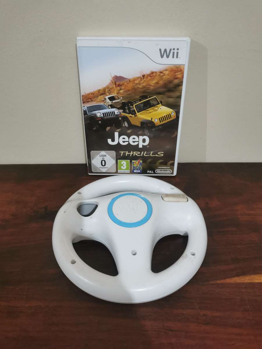Nintendo Wii Steering Wheel and Jeep Thrills