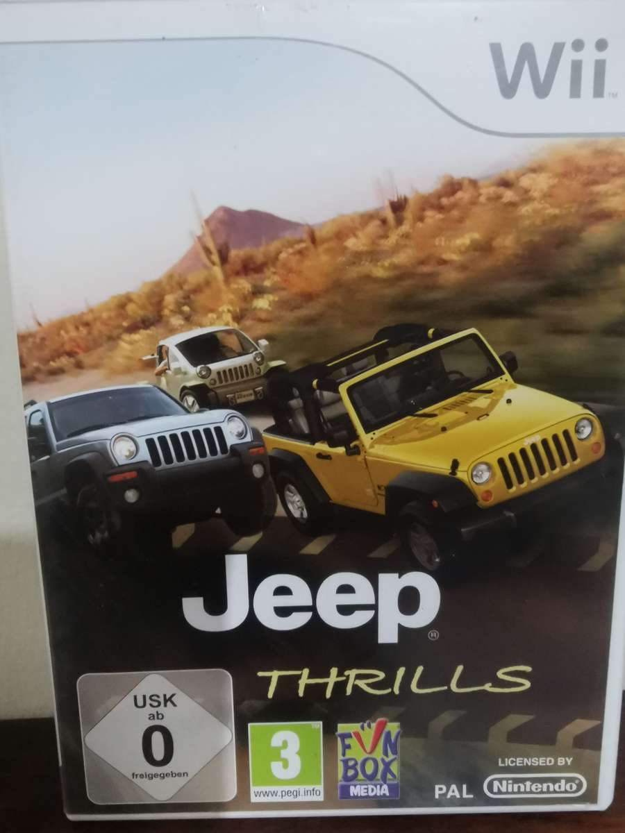 Nintendo Wii Steering Wheel and Jeep Thrills