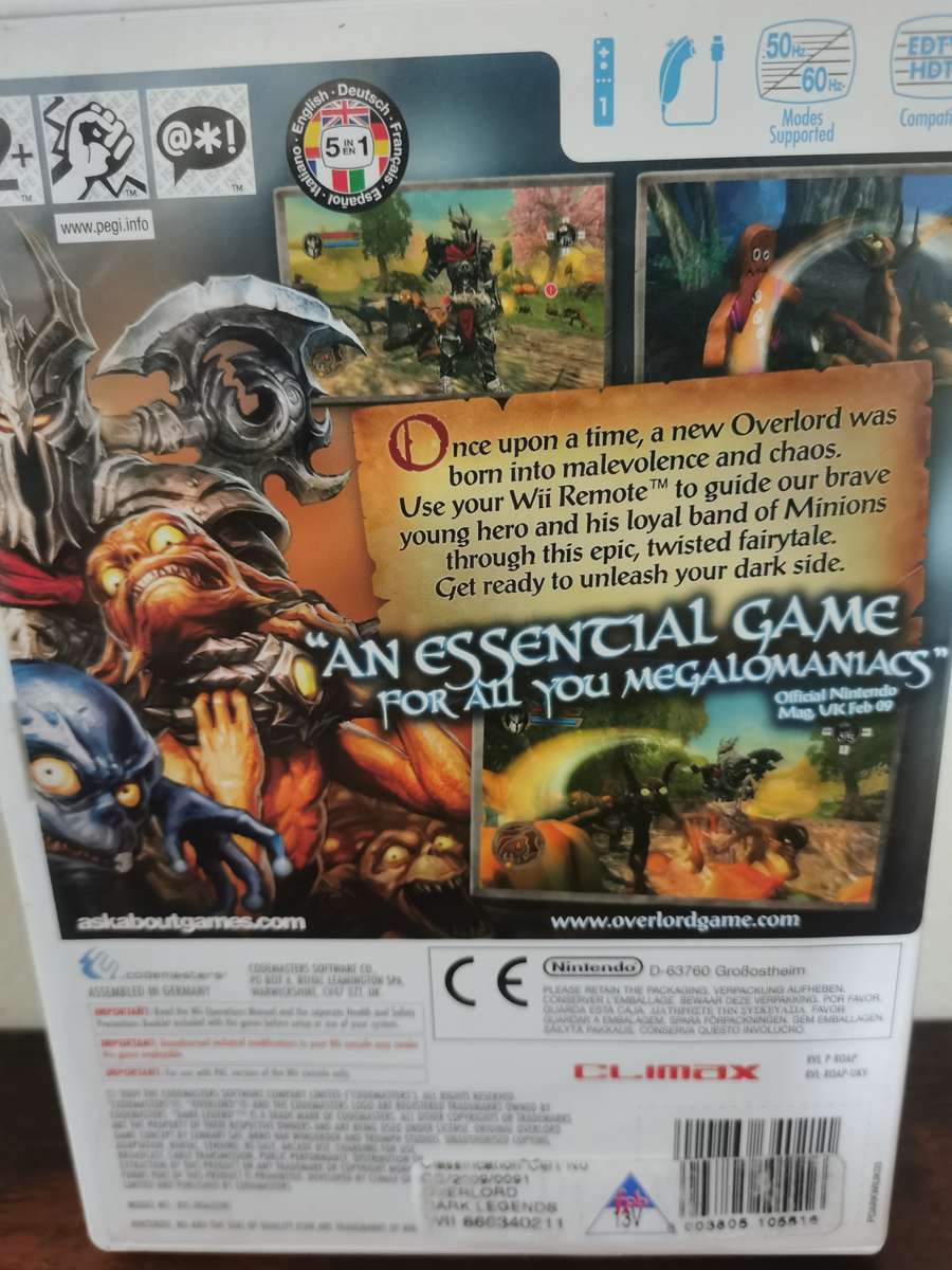 Overlord: Dark Legend on Nintendo Wii