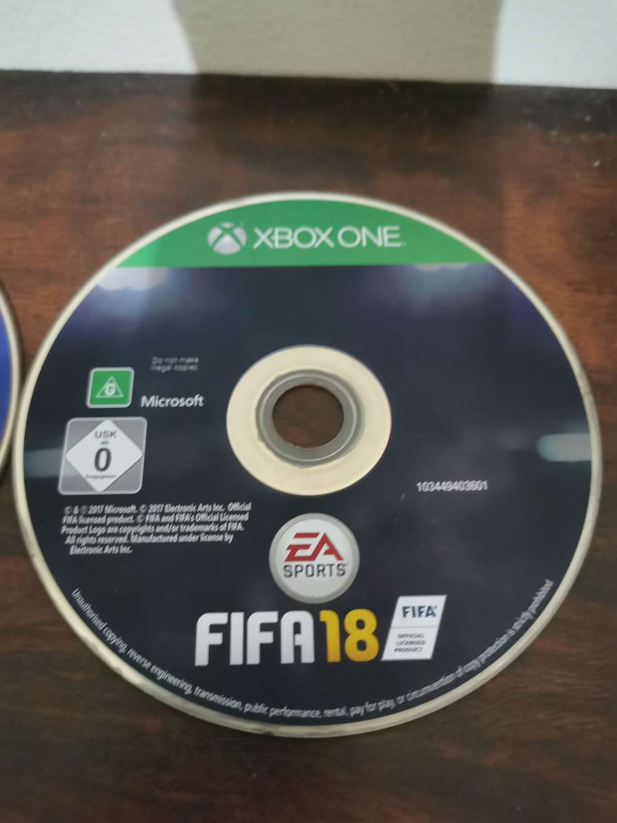 FIFA 18 and 19 on Xbox One - no covers