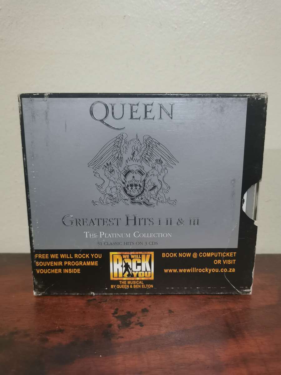 Queen Greatest Hits Box Set vol 1 2 and 3 on CD