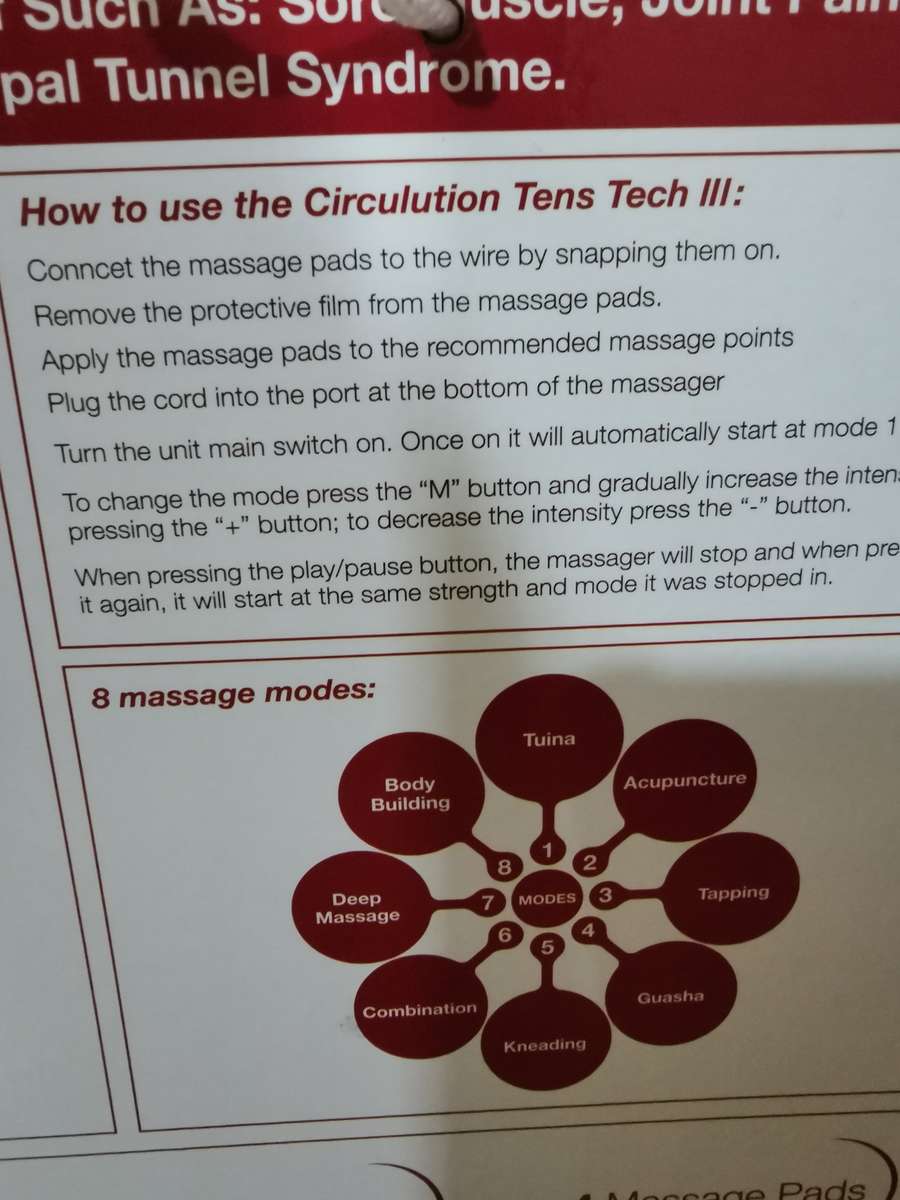 Circulation Tens Tech III Combo