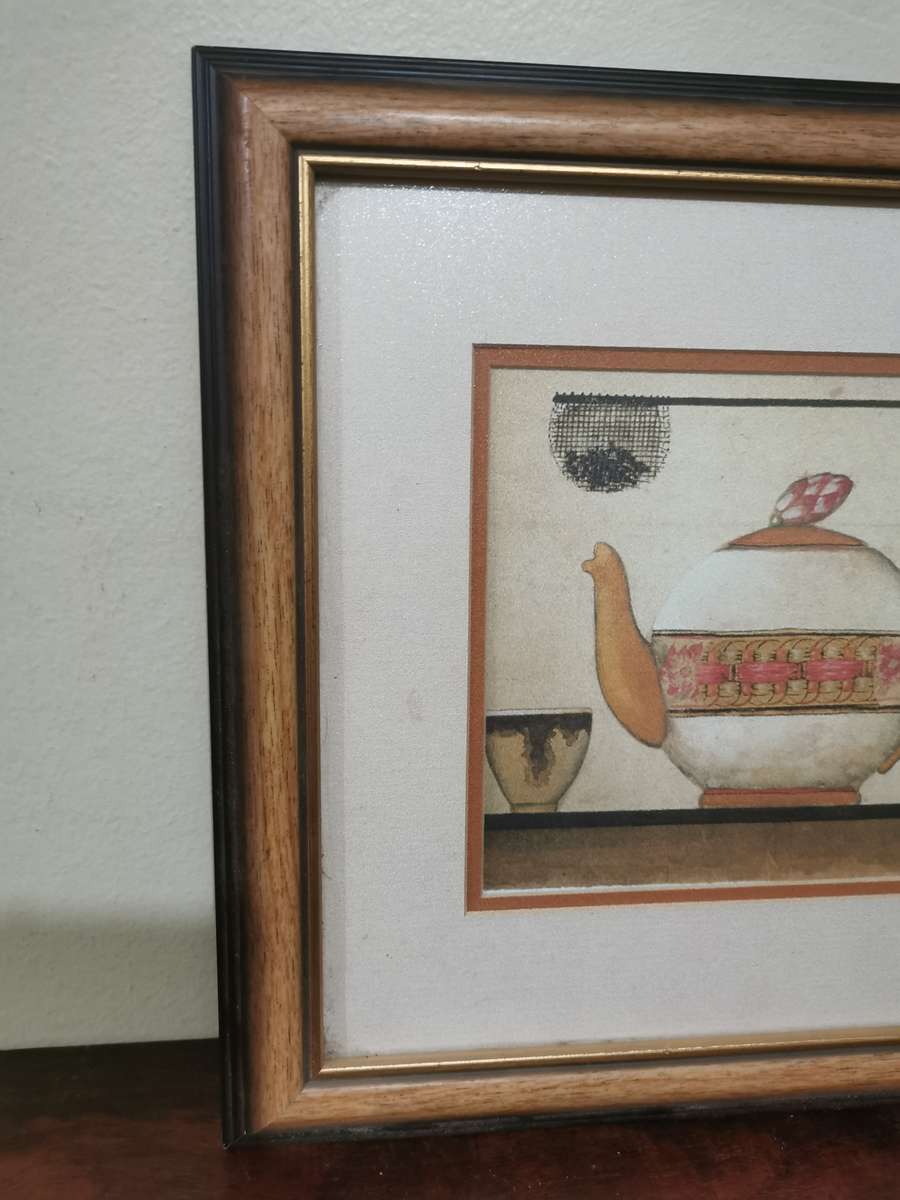 Lovely Portrait in a Wood and Glass Frame 34cmx30cm