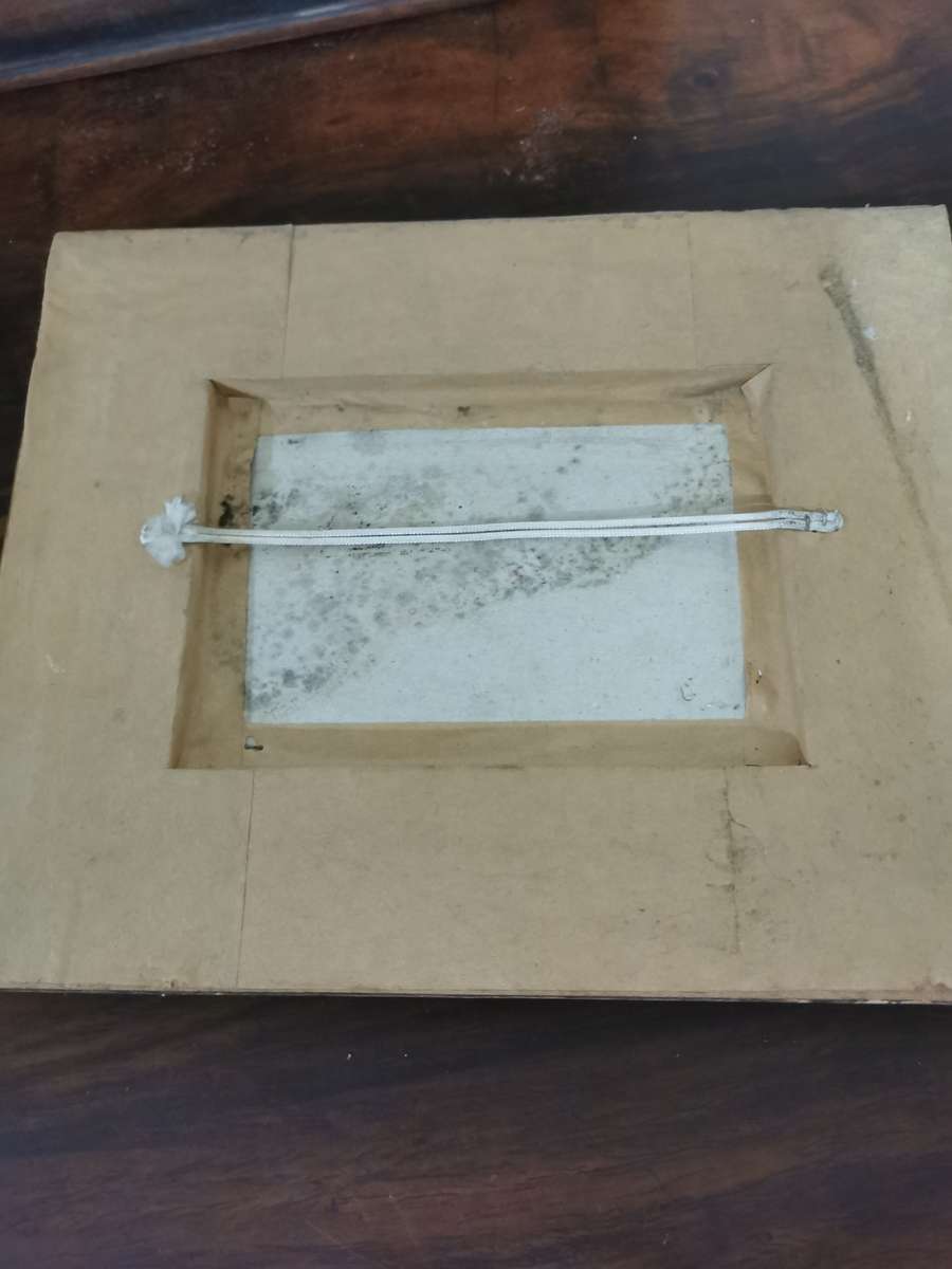 Beautiful Vintage Wood and Glass Framed Horse Portraits 22cmx27cm