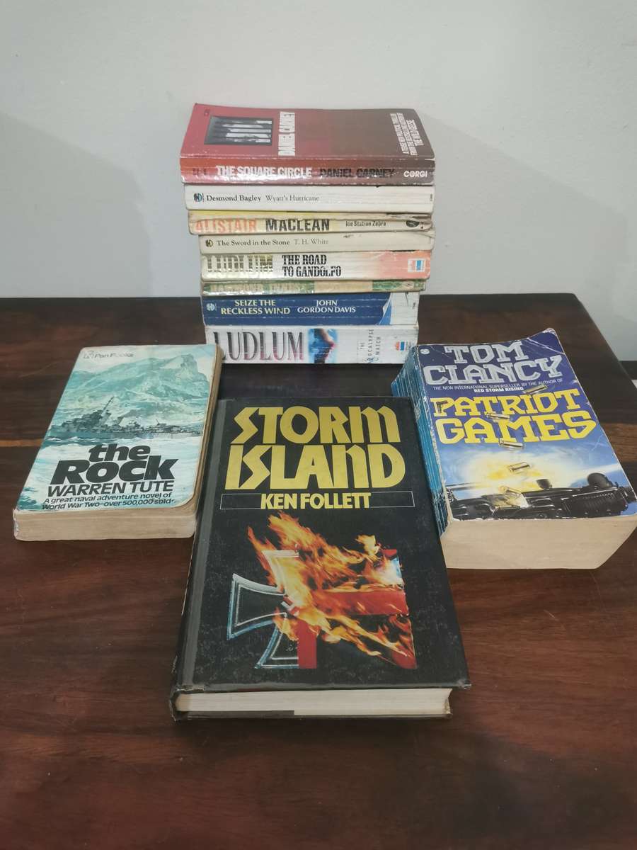 Vintage Action Novel Selection x11
