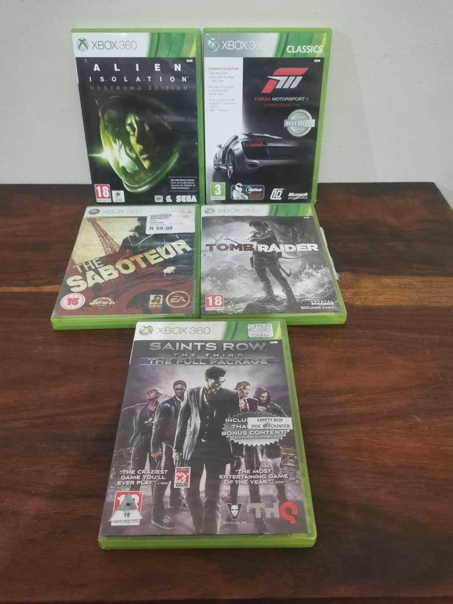 Selection of Xbox 360 Games with Booklets