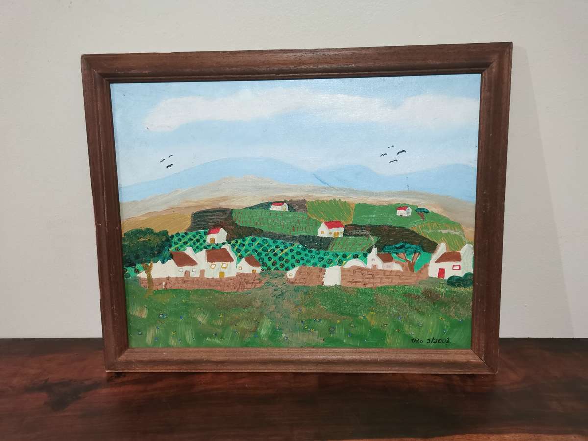 Lovely Original Art Piece Signed by the Artist in 2002 (52cmx41cm)