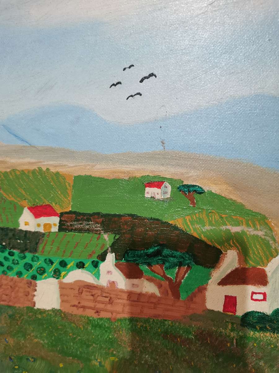 Lovely Original Art Piece Signed by the Artist in 2002 (52cmx41cm)