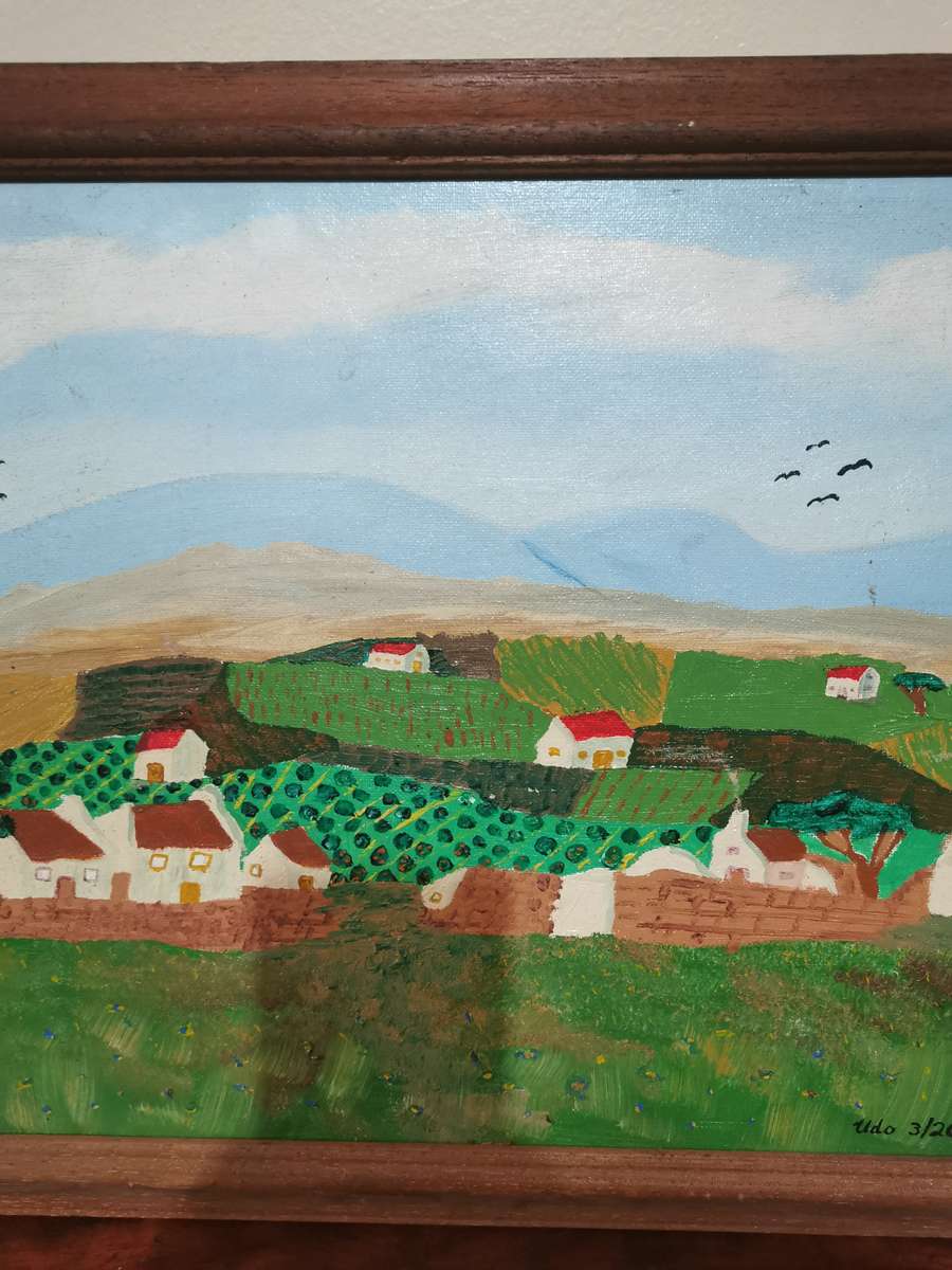 Lovely Original Art Piece Signed by the Artist in 2002 (52cmx41cm)