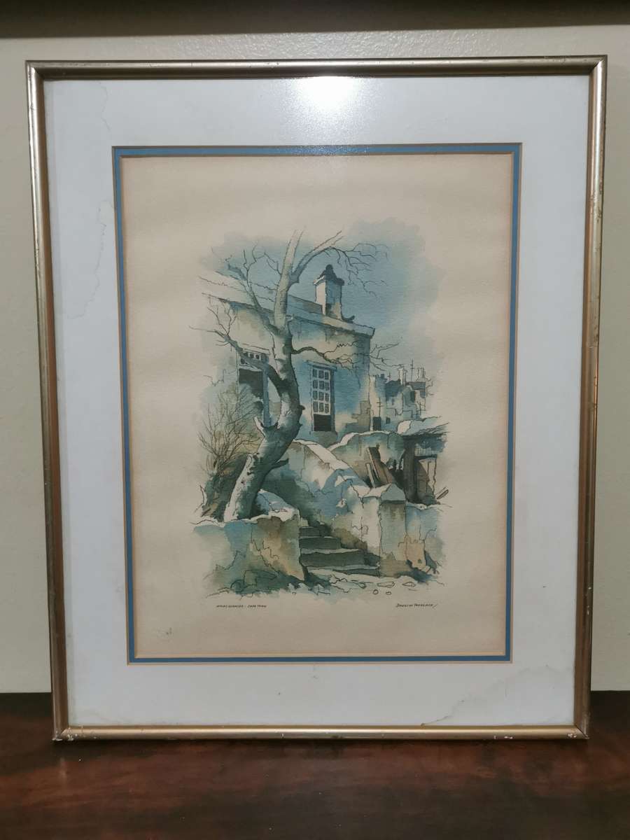 Malay Quarter Cape town Portrait Print (49cmx40cm)