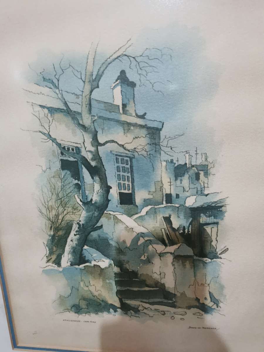 Malay Quarter Cape town Portrait Print (49cmx40cm)