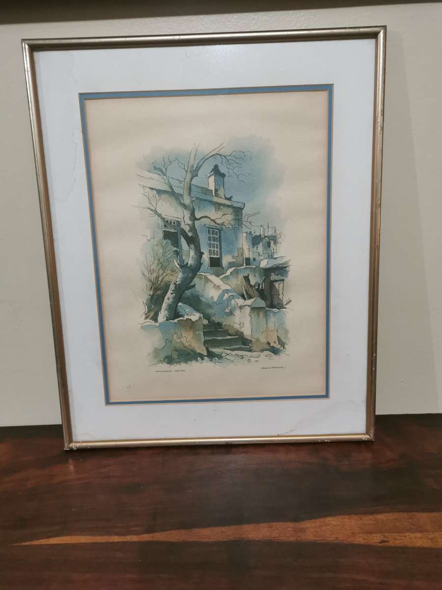 Malay Quarter Cape town Portrait Print (49cmx40cm)