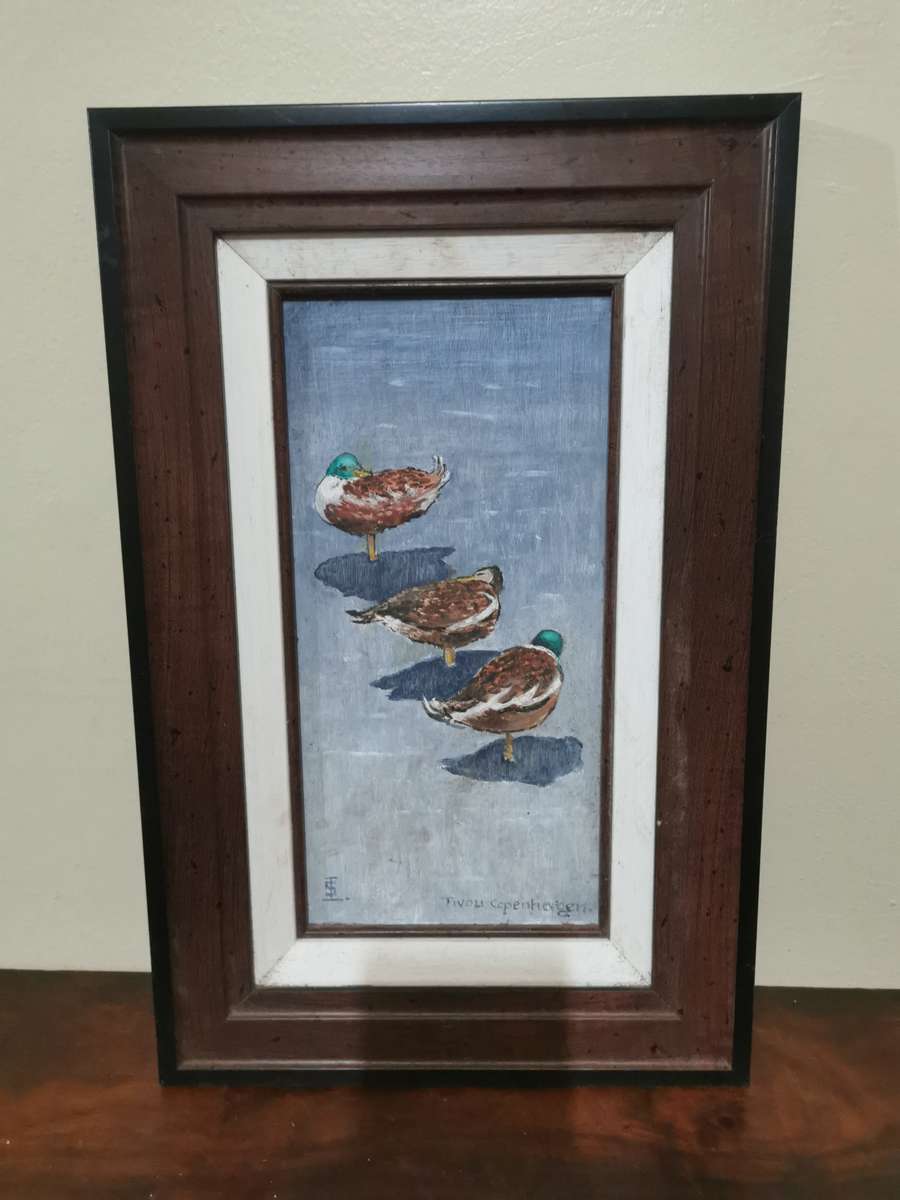 Beautiful Original Art Piece Signed: Tivoli Copenhagen (43cmx28cm)