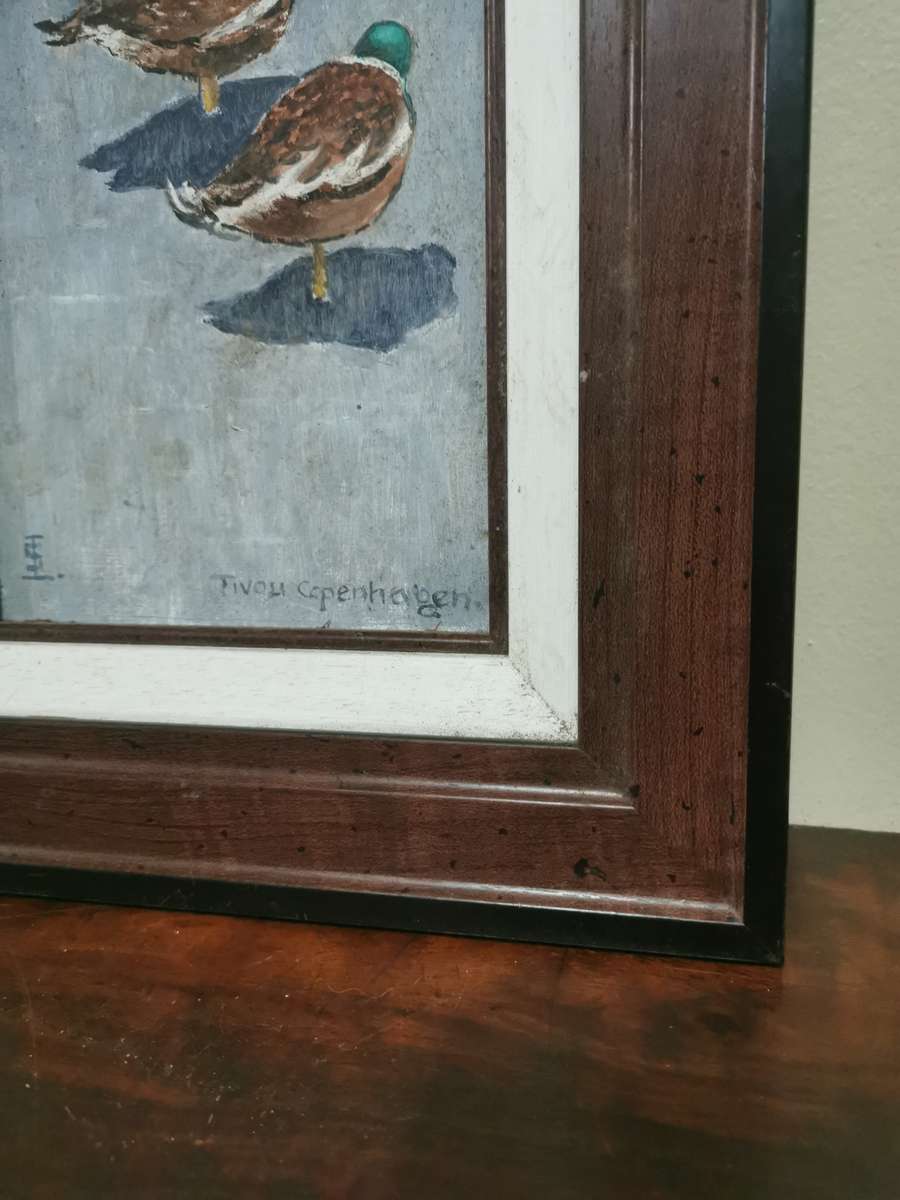 Beautiful Original Art Piece Signed: Tivoli Copenhagen (43cmx28cm)