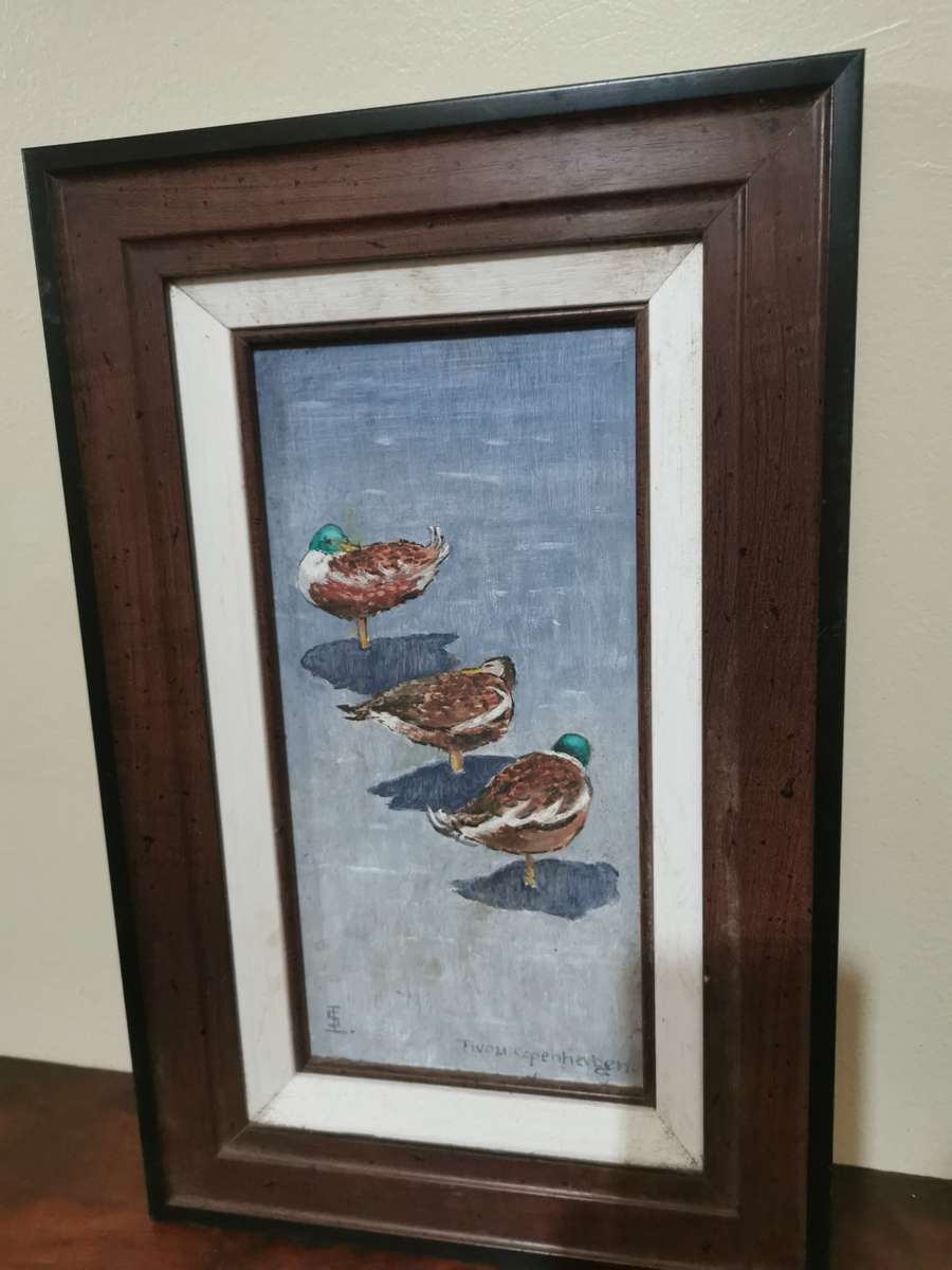 Beautiful Original Art Piece Signed: Tivoli Copenhagen (43cmx28cm)