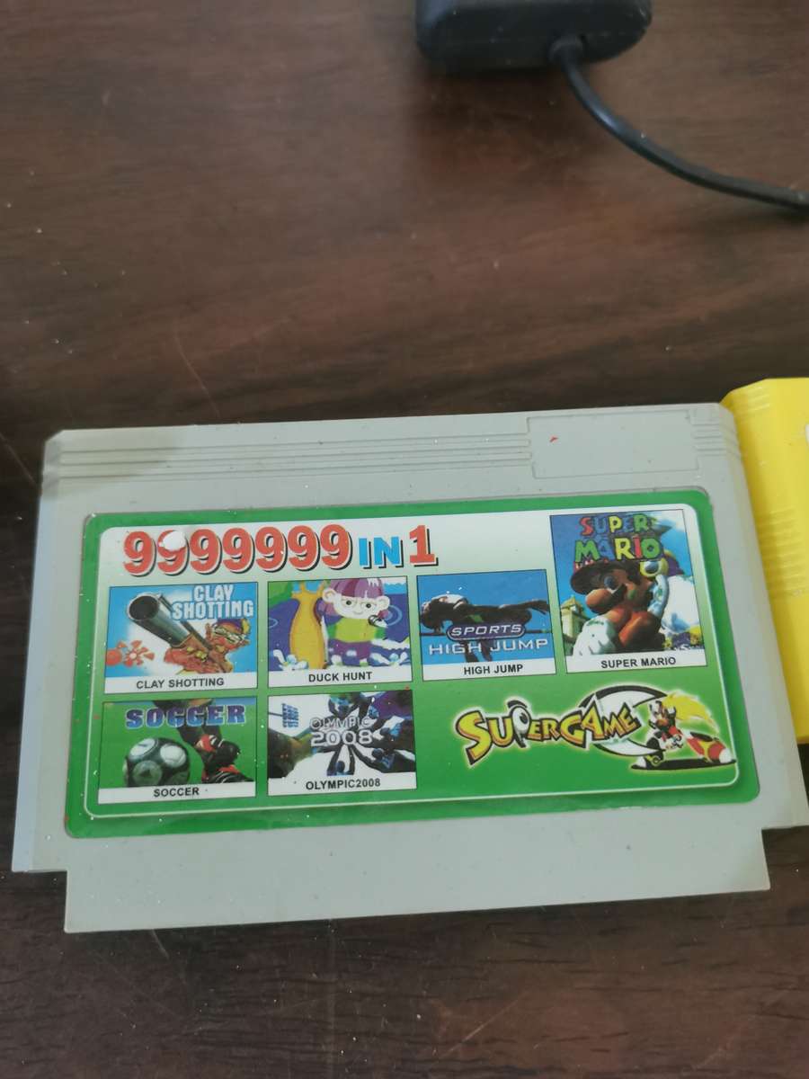 Retro Polystation Console with Games