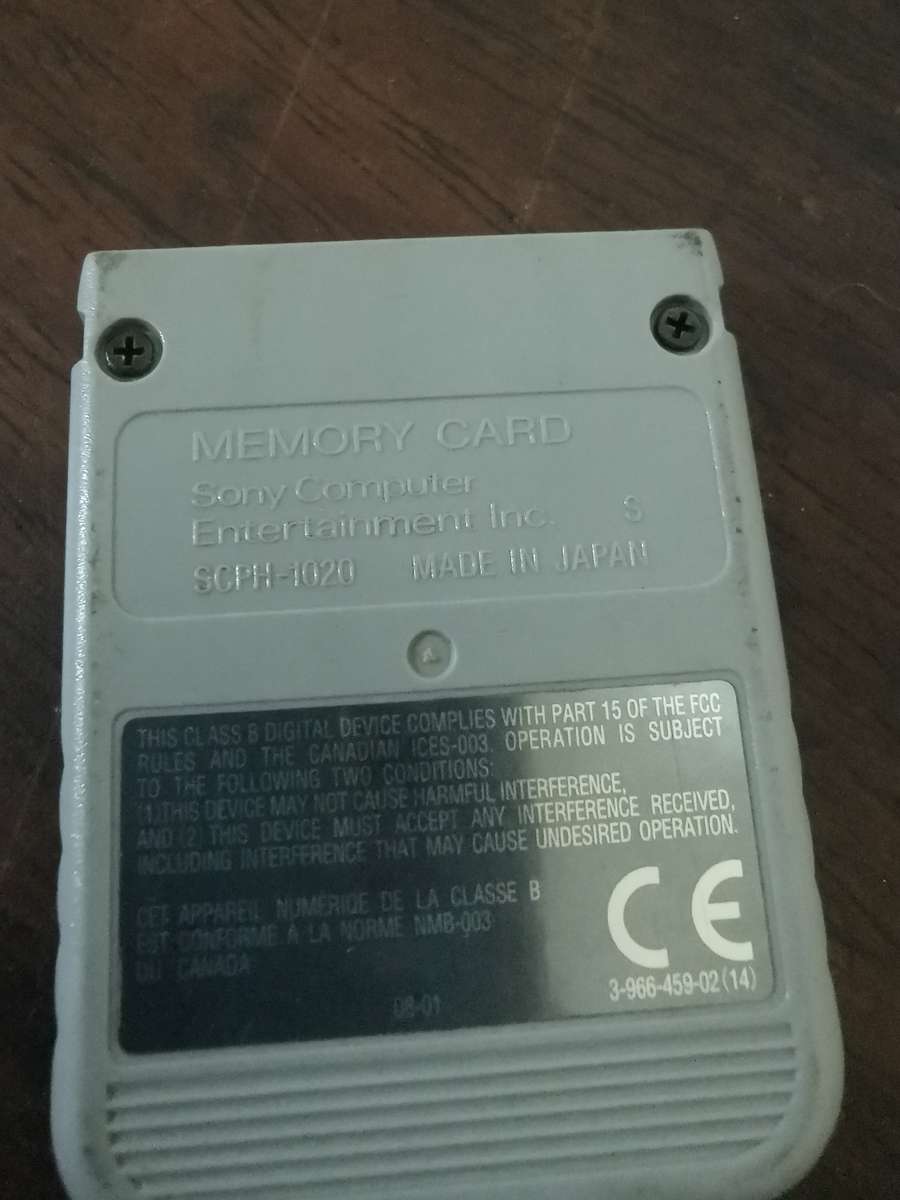 PlayStation 1 Memory Card