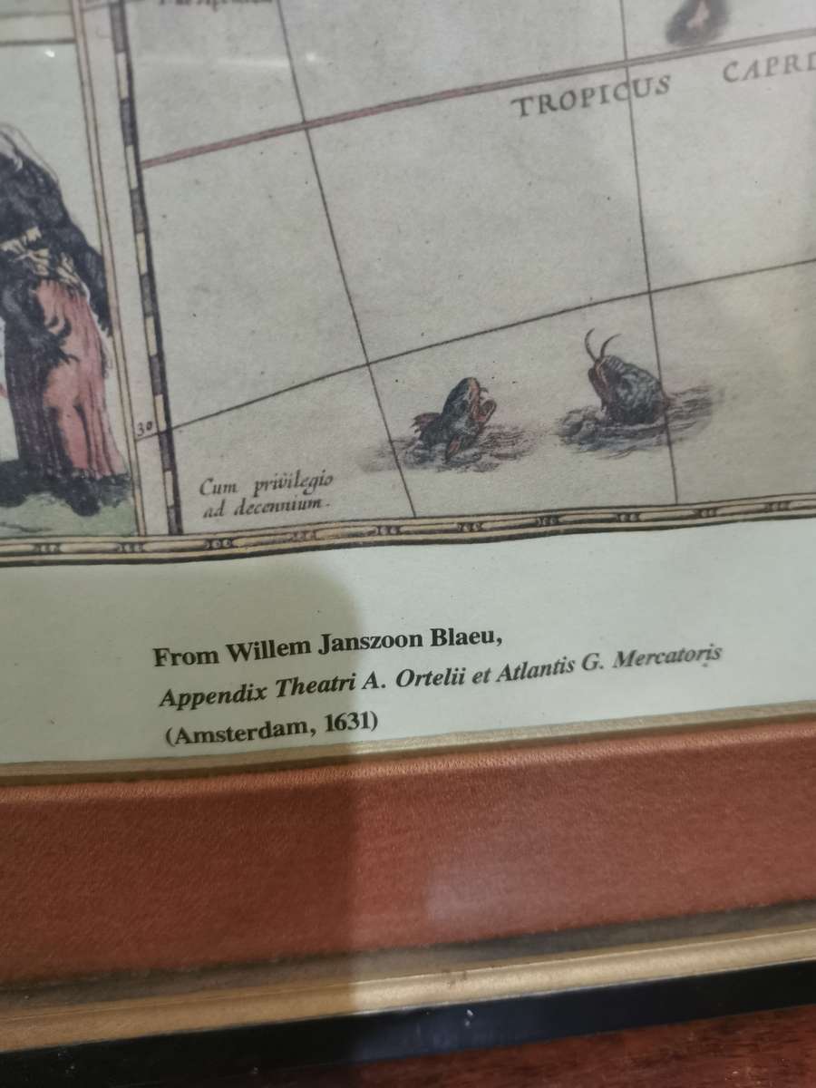 New Depiction of Africa 1631 Map - The Folger Shakespeare Library (48cmx59cm)