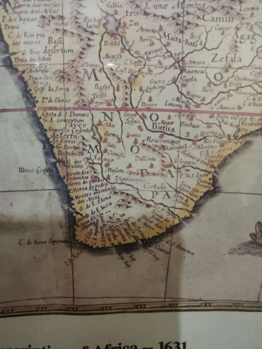 New Depiction of Africa 1631 Map - The Folger Shakespeare Library (48cmx59cm)