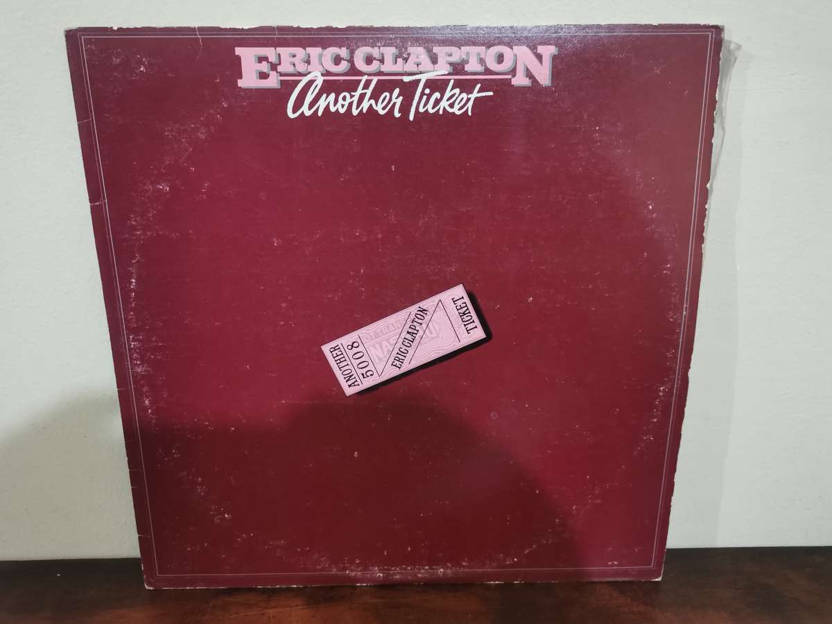 Rare 1981 Eric Clapton LP "Another Ticket"