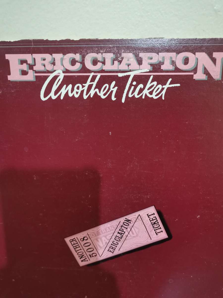 Rare 1981 Eric Clapton LP "Another Ticket"