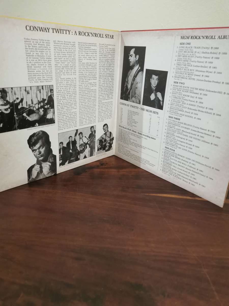 Conway Twitty MGM Rock and Roll Album 2 LP set