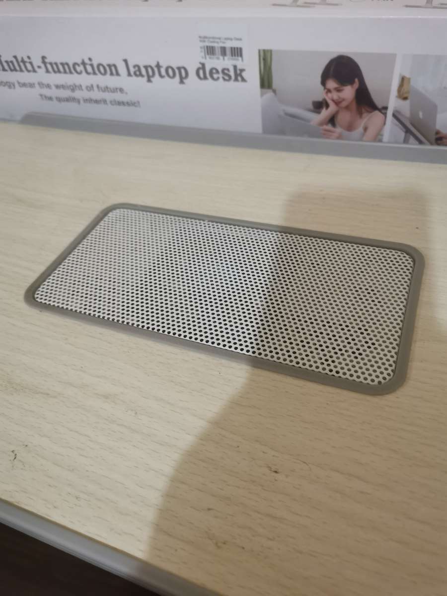 Multi-Functional Laptop Desk with Cooling Fan