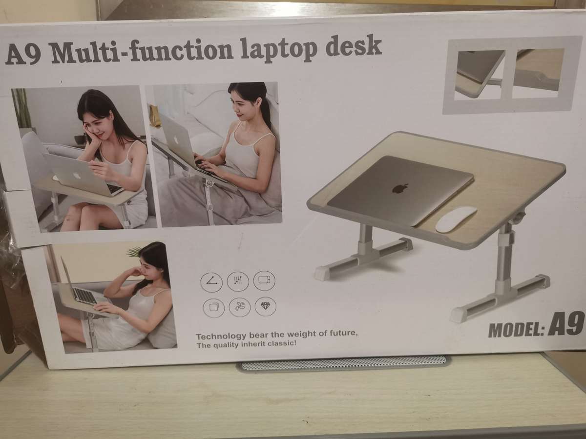 Multi-Functional Laptop Desk with Cooling Fan