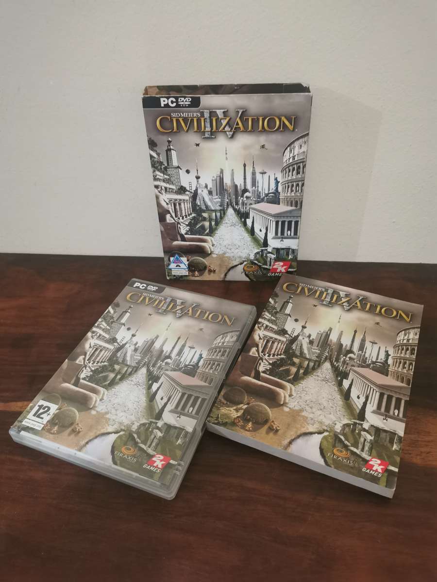 Special Edition Box Set of Civilization 4 on PC - Complete with Handbook and More