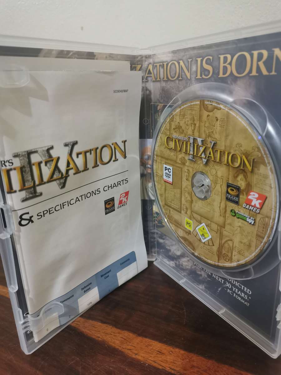 Special Edition Box Set of Civilization 4 on PC - Complete with Handbook and More
