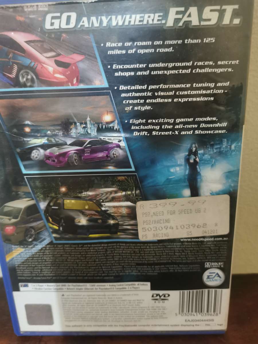 Need for Speed Underground 2 on PlayStation 2 with Booklet