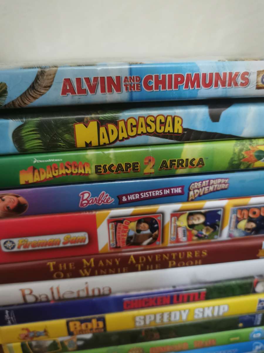 Collection of Animation and Kids Movies on DVD x18