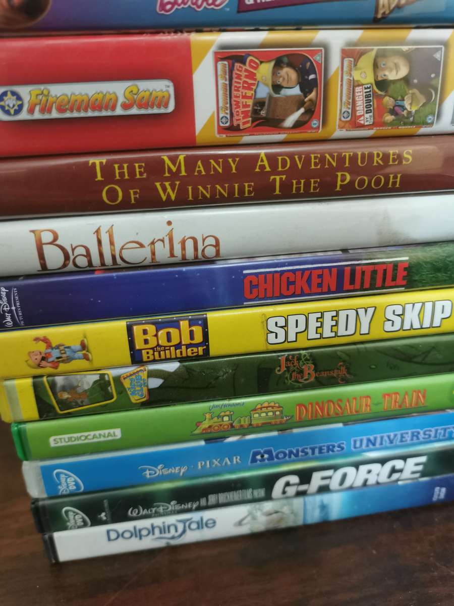 Collection of Animation and Kids Movies on DVD x18