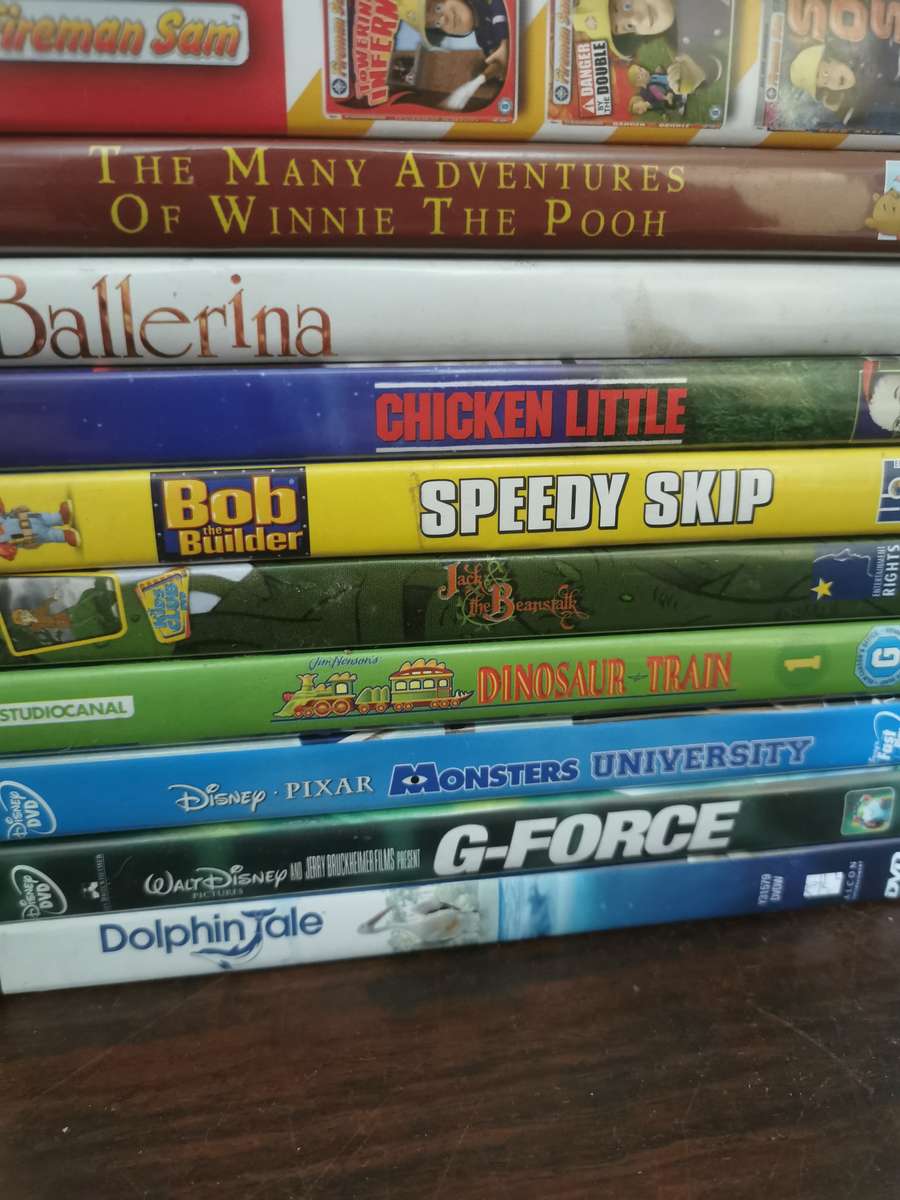 Collection of Animation and Kids Movies on DVD x18