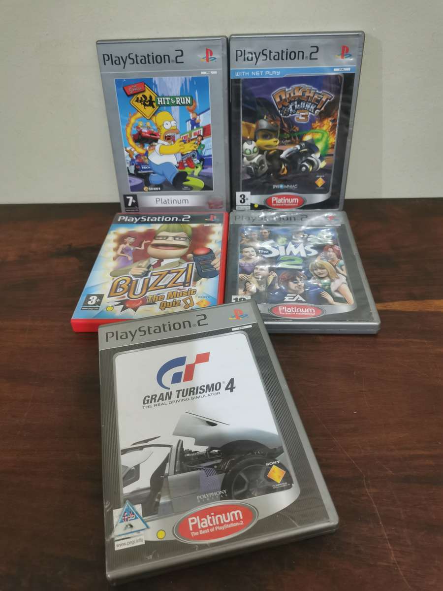 PlayStation 2 Game Selection with Booklets