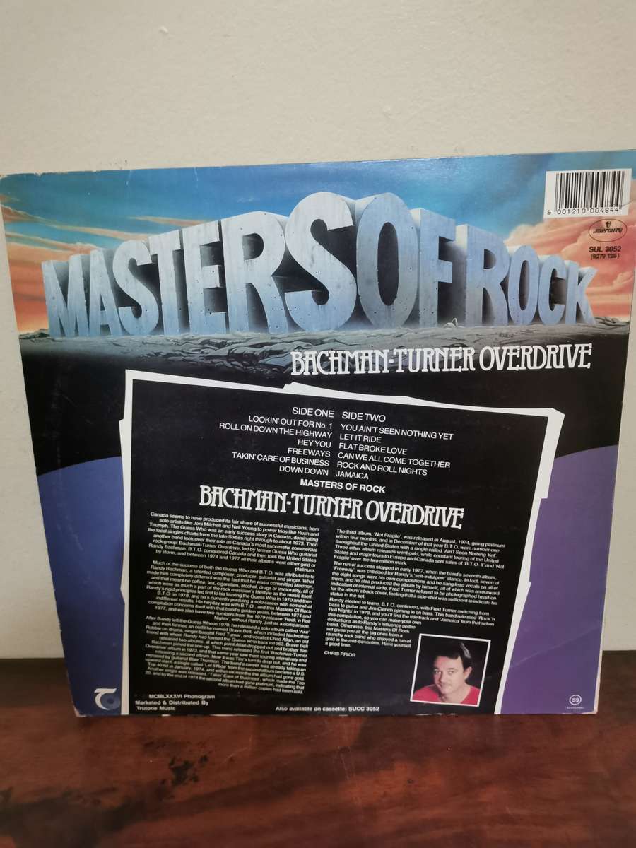 Bachman-Turner Overdrive - Masters of Rock LP