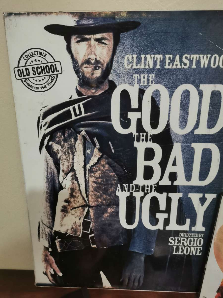 Amazing Clint Eastwood Collection with Metal Poster