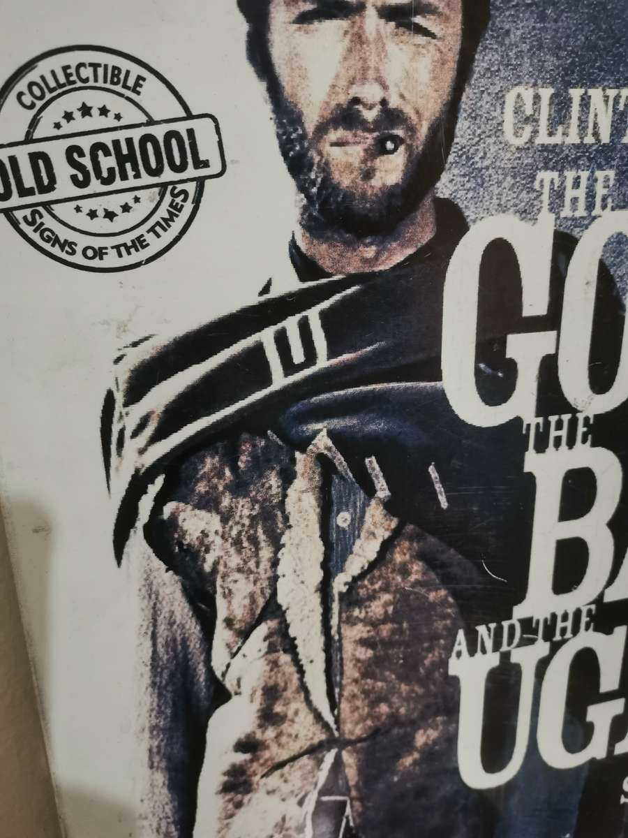 Amazing Clint Eastwood Collection with Metal Poster