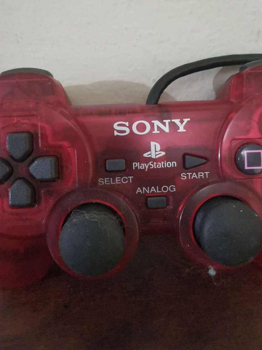 Original Red Sony PlayStation 2 Remote Controller