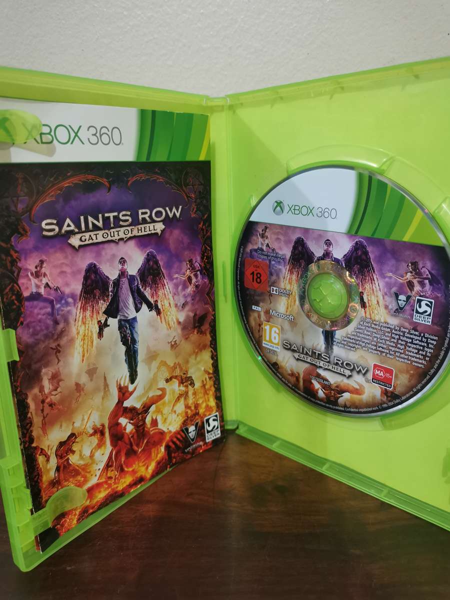 First Edition Saints Row - Gat out of Hell on Xbox 360 with Booklet