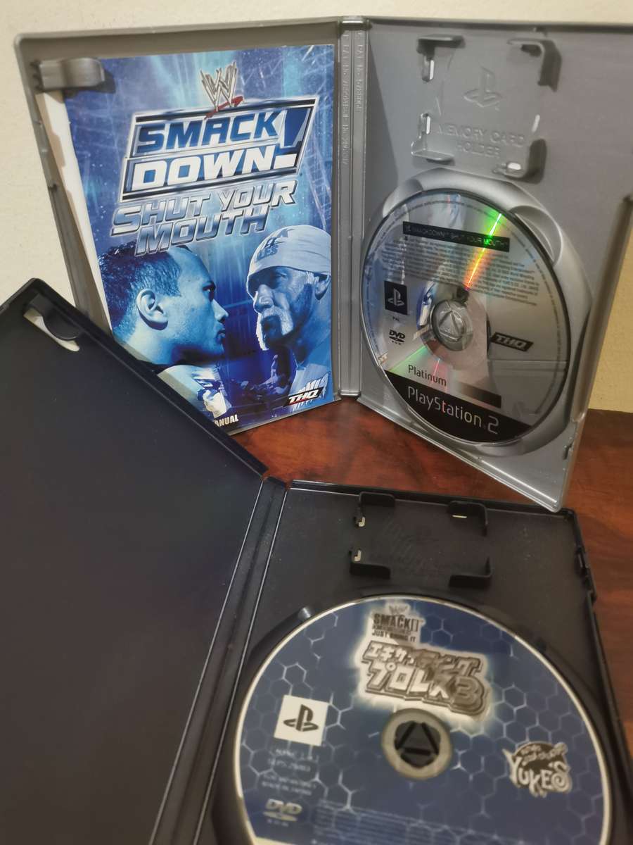 Rare WWE Smack Down Combo for PlayStation 2