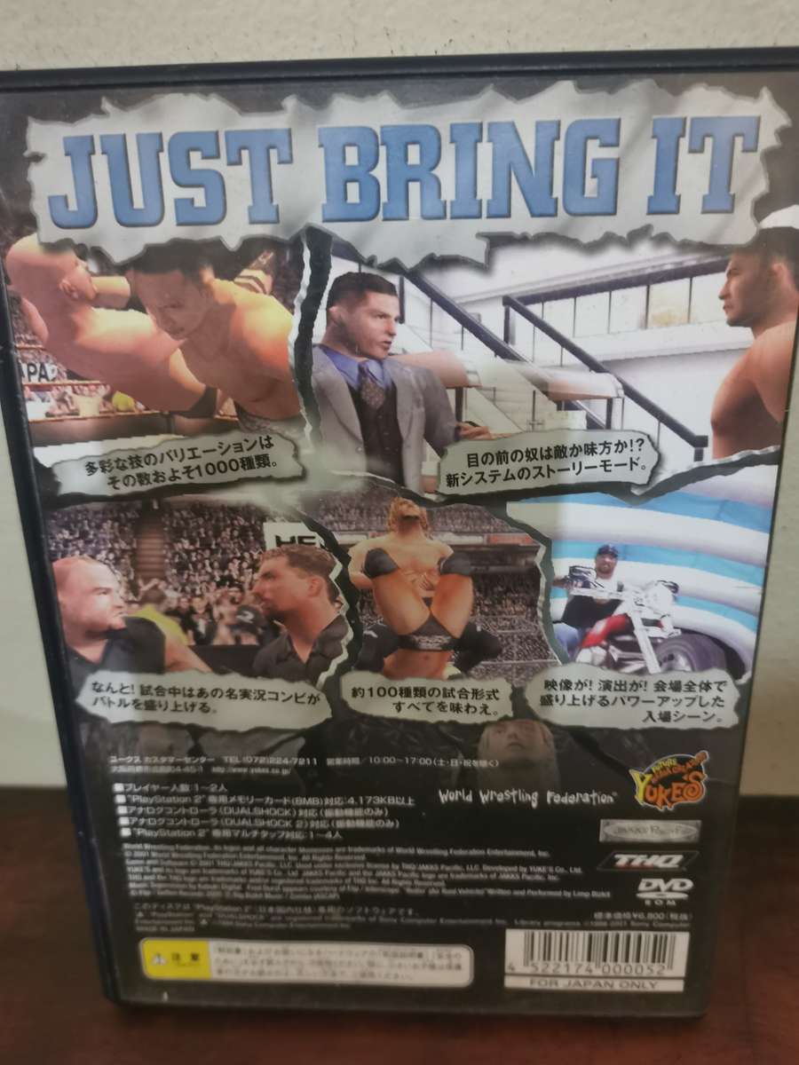 Rare WWE Smack Down Combo for PlayStation 2