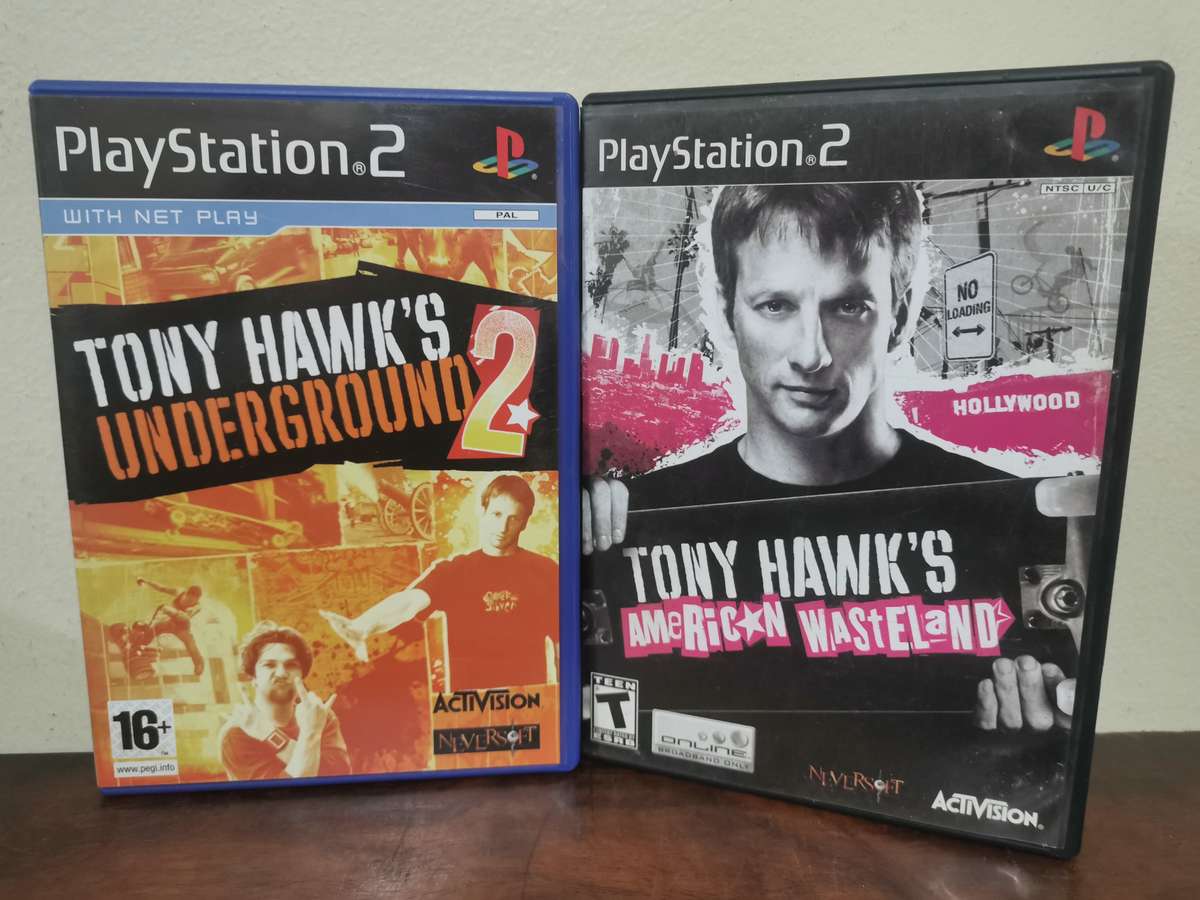 Tony Hawk Game Combo on PlayStation 2 with Booklets