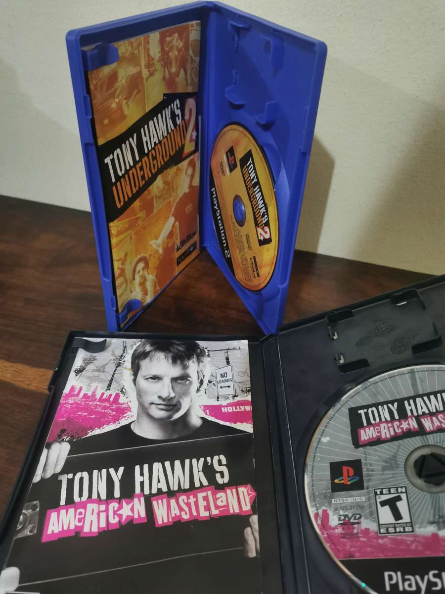 Tony Hawk Game Combo on PlayStation 2 with Booklets