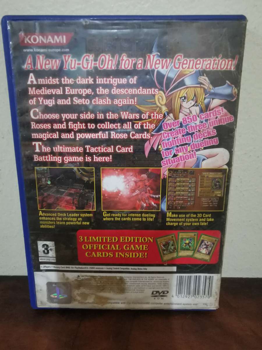Yu-Gi-Oh, The Duelists of the Roses on PlayStation 2 with Booklet