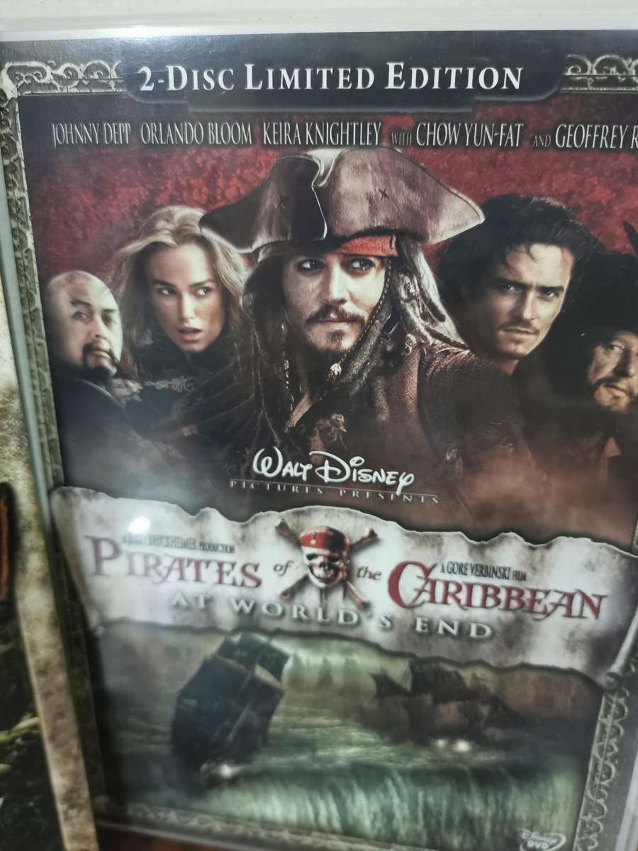 Pirates of the Caribbean Original Trilogy on DVD plus free Soundtrack