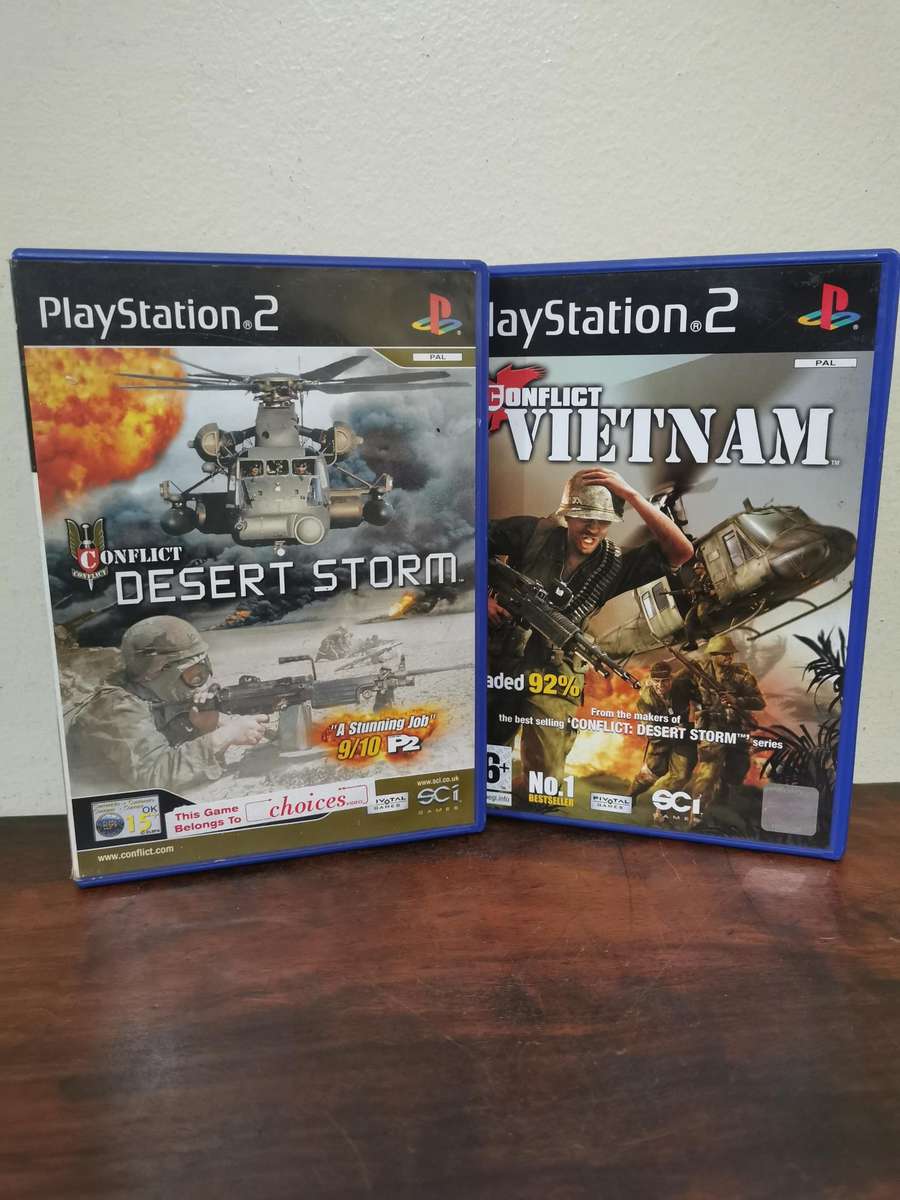 Conflict - Desert Storm AND Vietnam on PlayStation 2 with Booklets