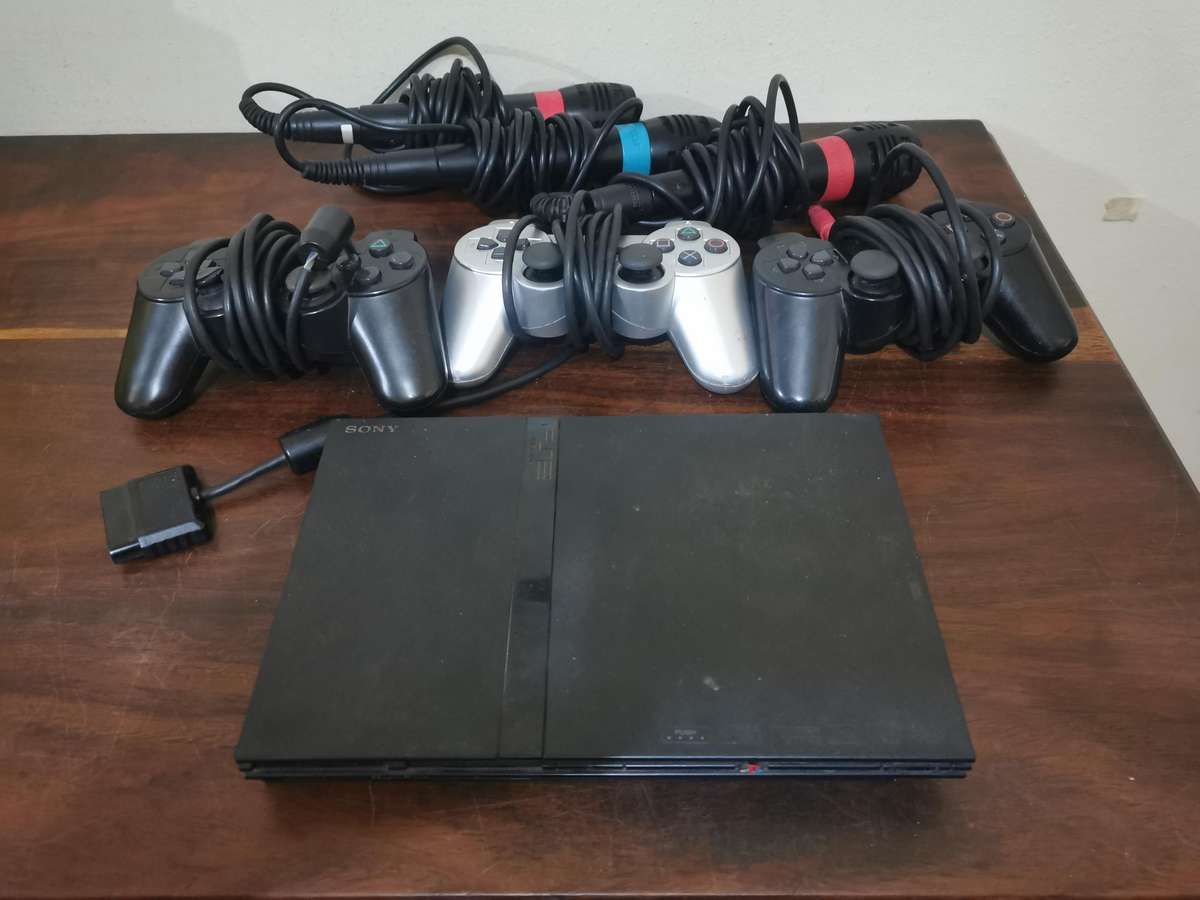 PlayStation 2 Console with Accessories for Spares or Repair