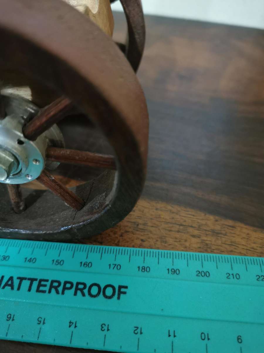 Awesome Collector's Piece - Handmade Cannon with a Large Old Bullet