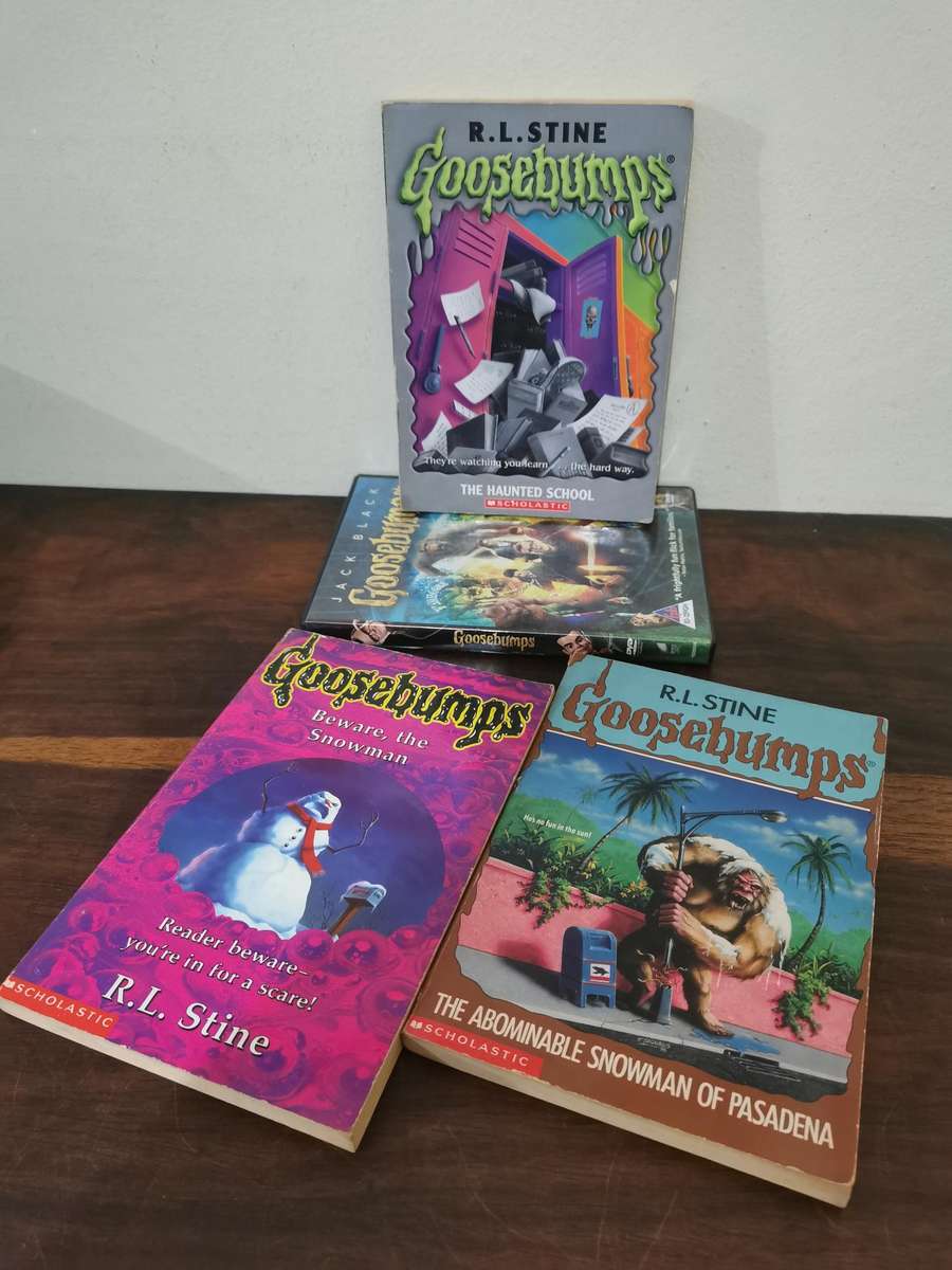 Vintage Goosebumps Books x3, including the Movie on DVD